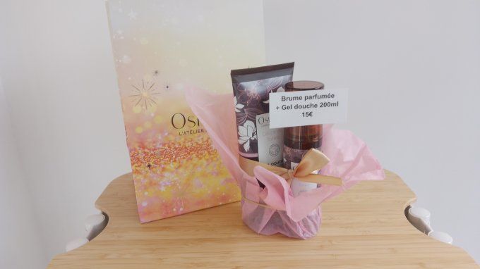 Brume parfumée + Gel douche 200ml Délice de Tonka