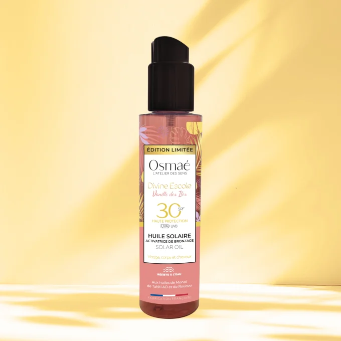 Huile solaire SPF30 Vanille